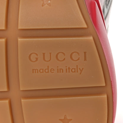 Gucci Lavaredo Eco Fabric Mesh Web Mens Rhyton Reflective Sneakers 7 Great White Green Red Silver 9 of 9