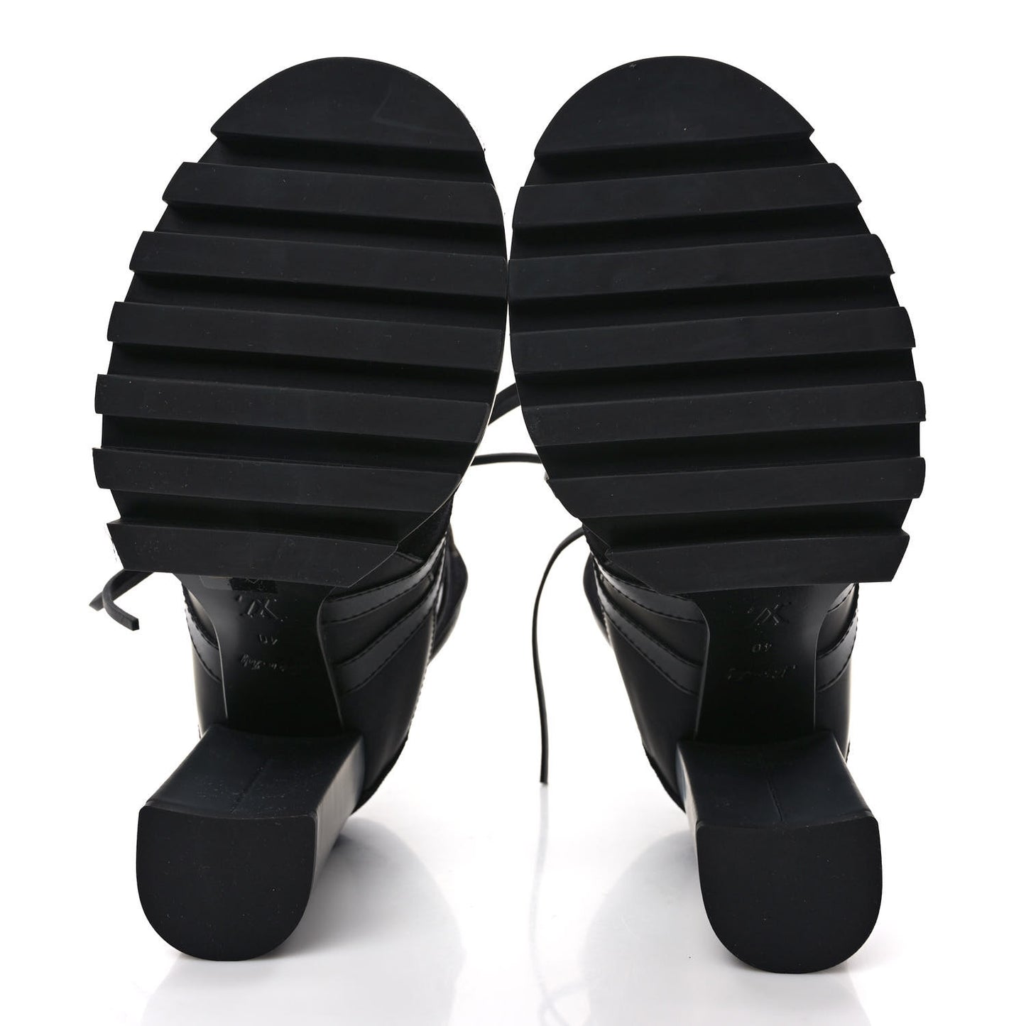 Suede Calfskin Monogram Star Trail Ankle Boots 40 Black
