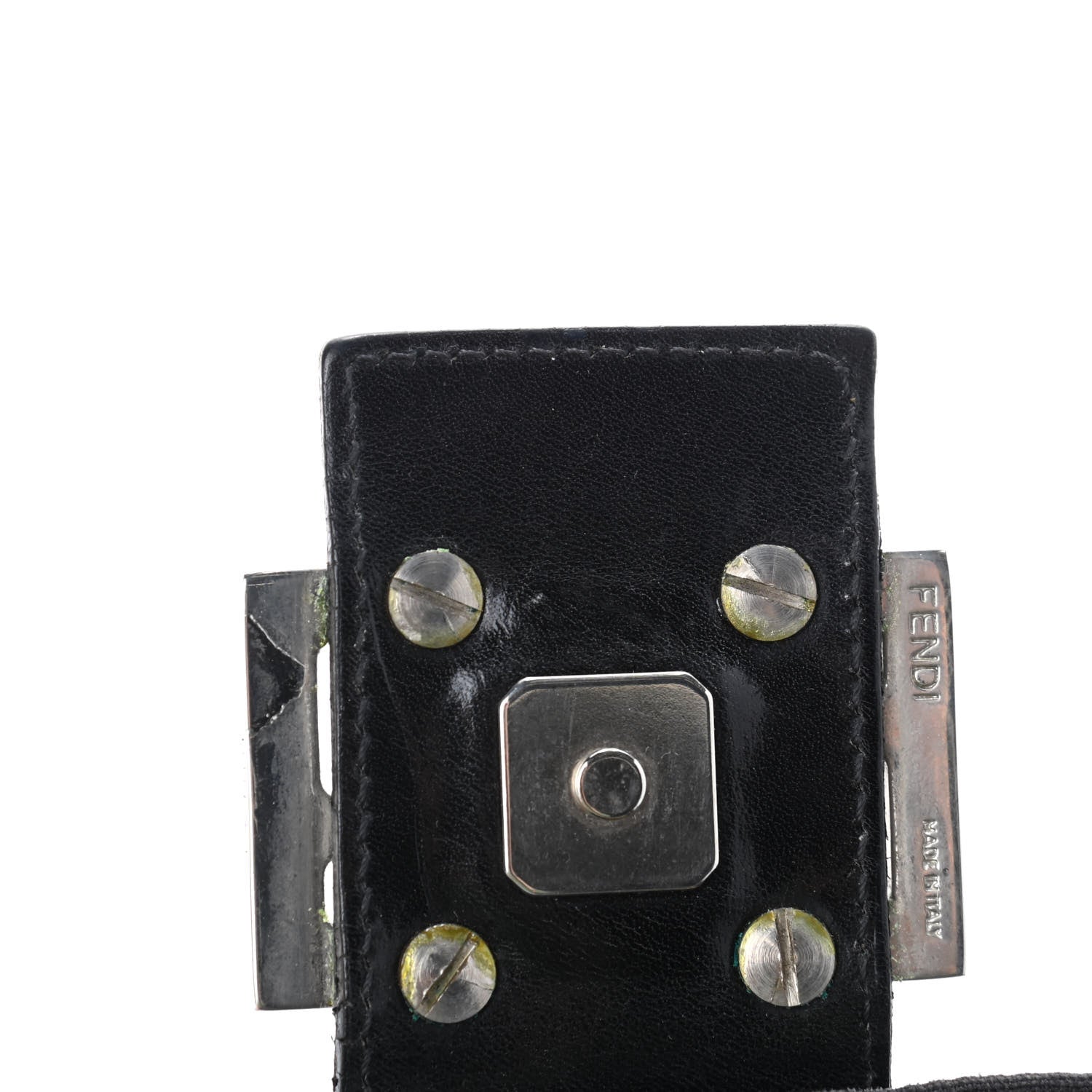 Fendi Zucchino Baguette Black 10 of 10