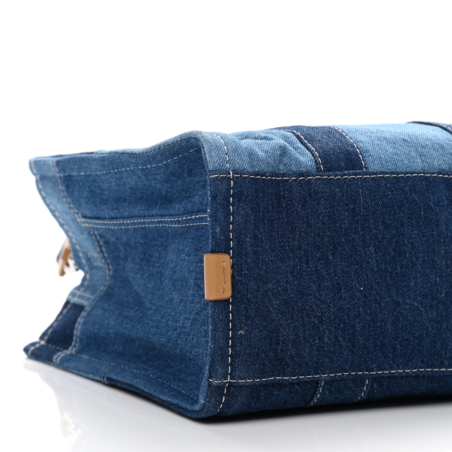 Marc Jacobs Denim Canvas Small Tote Bag Blue 9 of 10