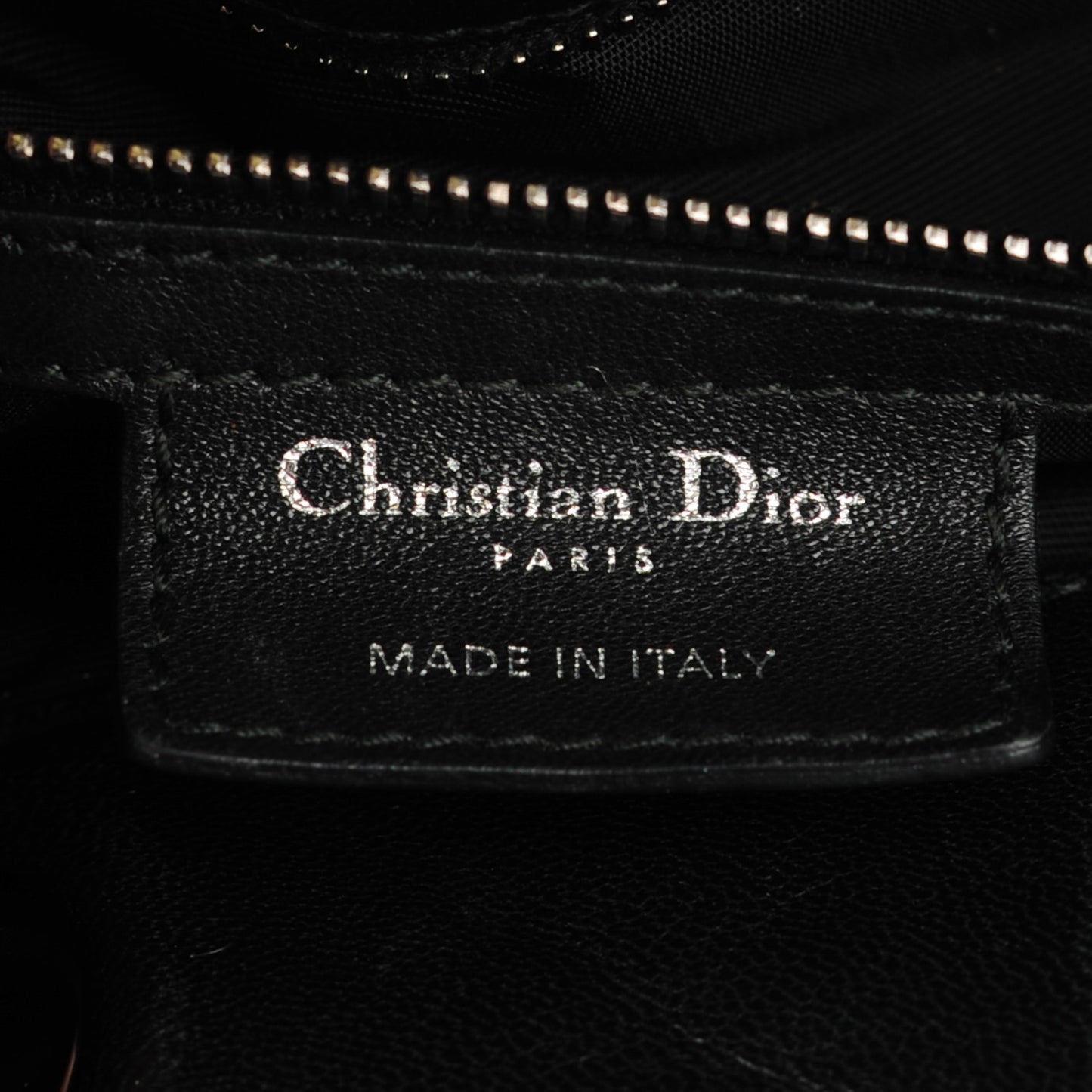 Lambskin Cannage Chri Chri Tote Black