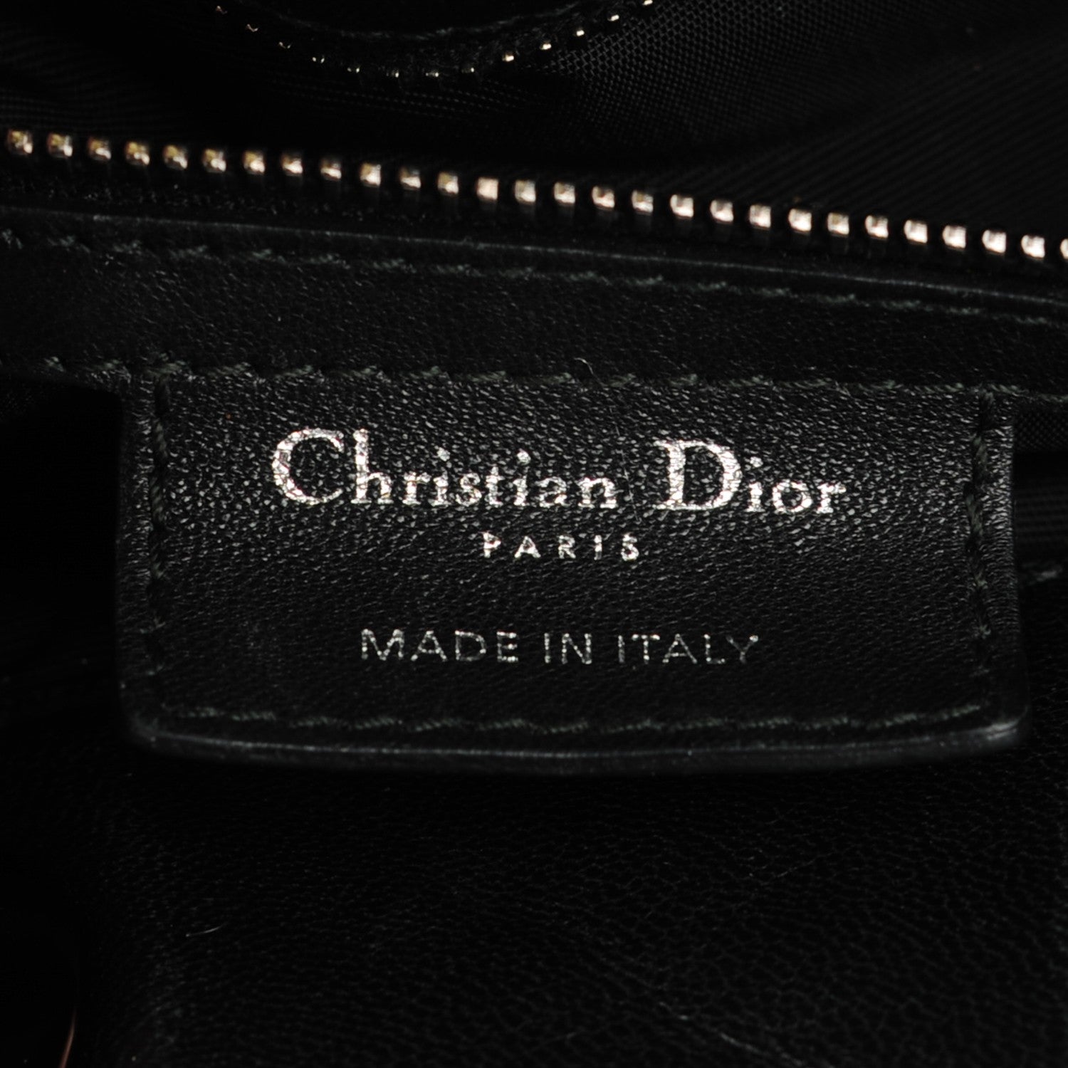 Christian Dior Lambskin Cannage Chri Chri Tote Black 6 of 7