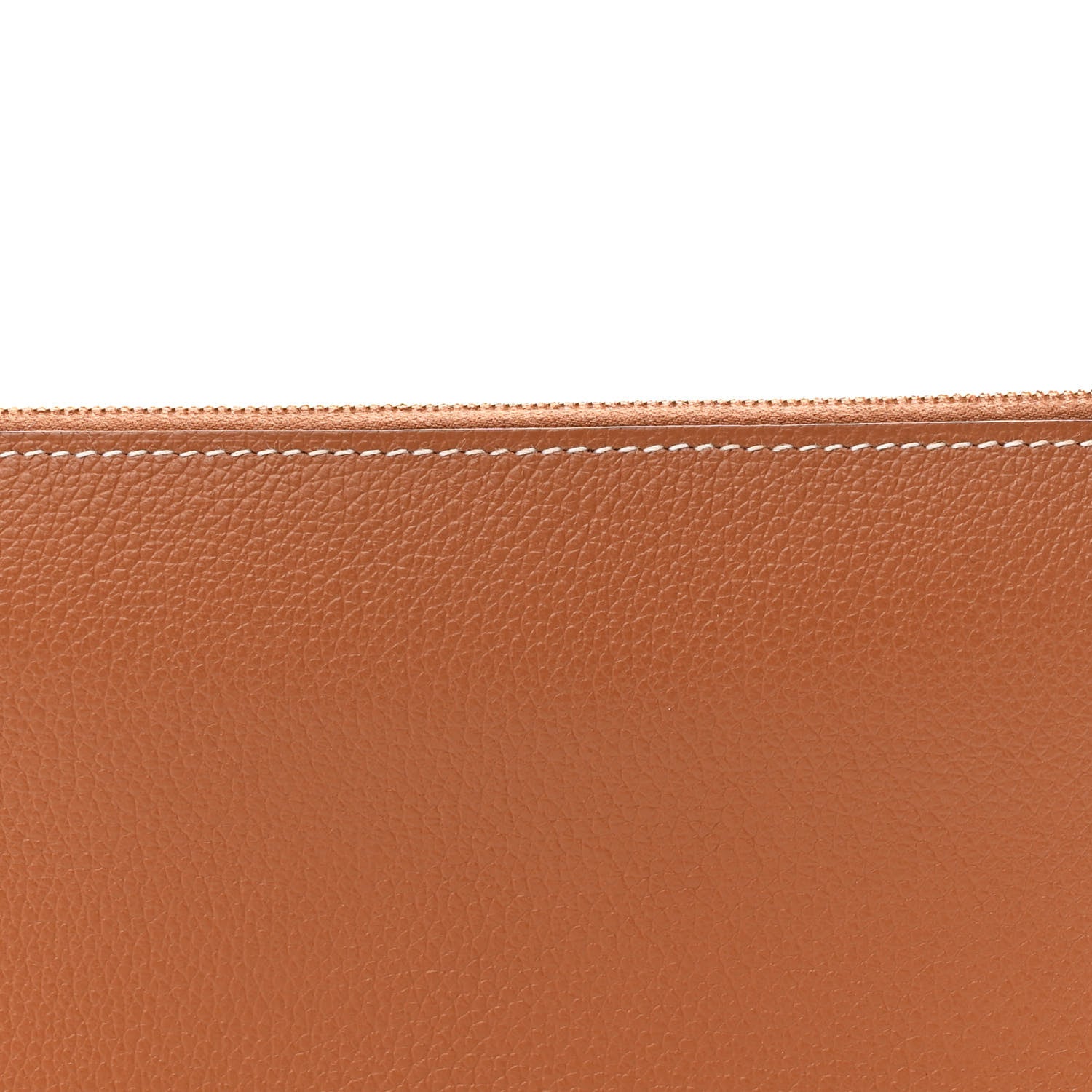 Hermes Evercolor Chaine d'Ancre Zipengo Pochette To Go Gold 7 of 10