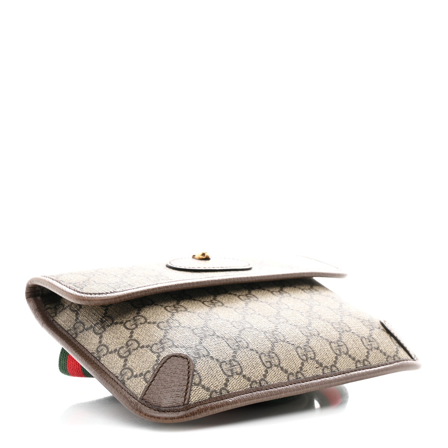 Gucci GG Supreme Monogram Neo Vintage Web Belt Bag Brown 3 of 10