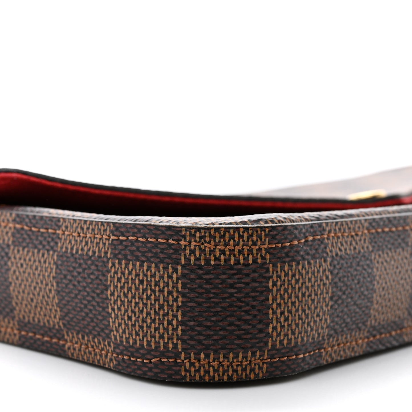 Damier Ebene Pochette Felicie Chain Wallet