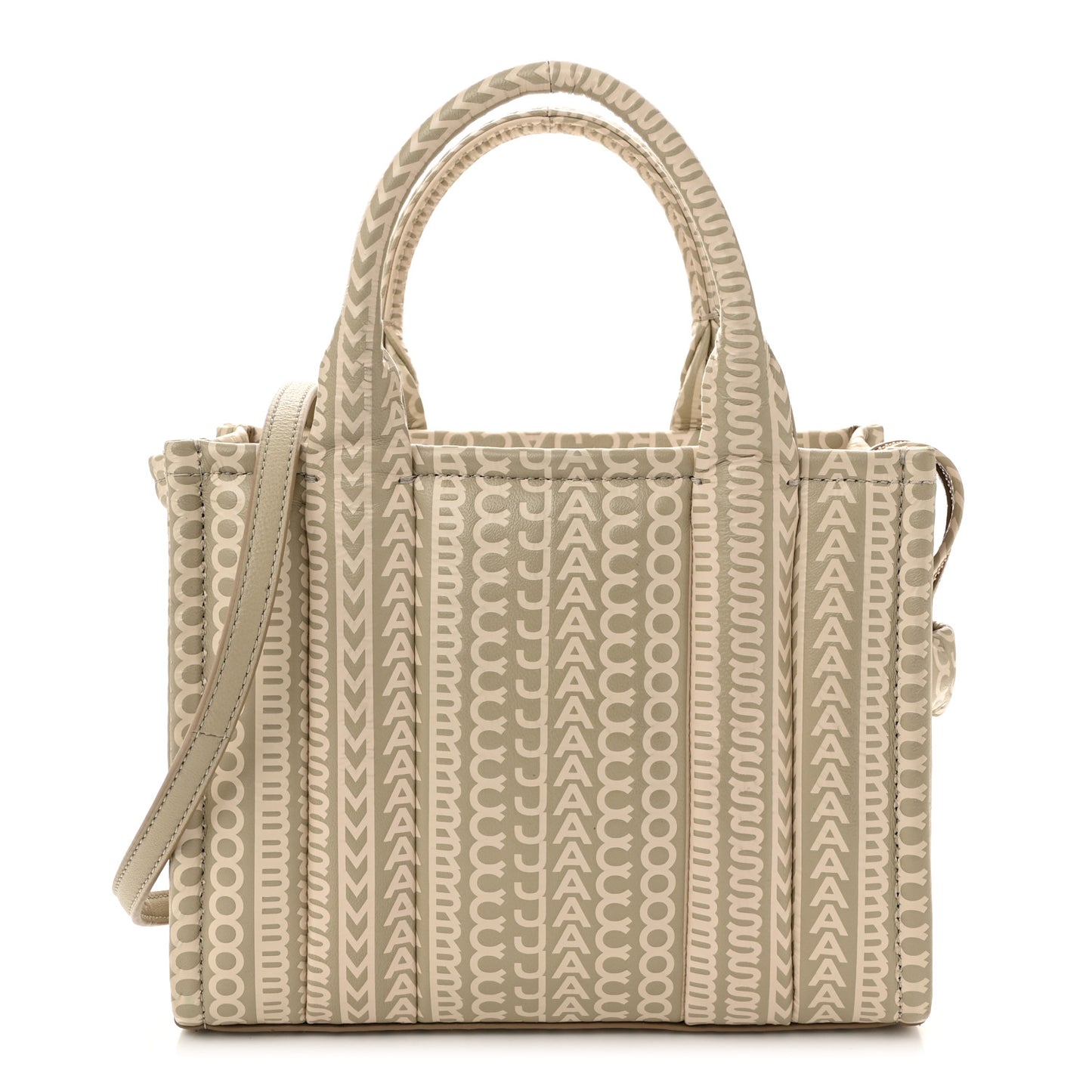 Calfskin Small The Monogram Tote Khaki