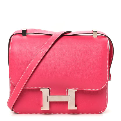 Hermes Epsom Constance 24 Rose Tyrien 1 of 10