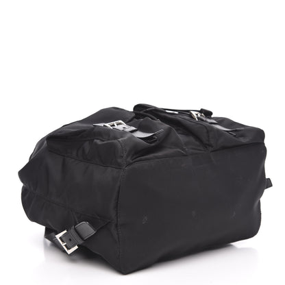 Prada Tessuto Nylon Saffiano Medium Backpack Black 3 of 12