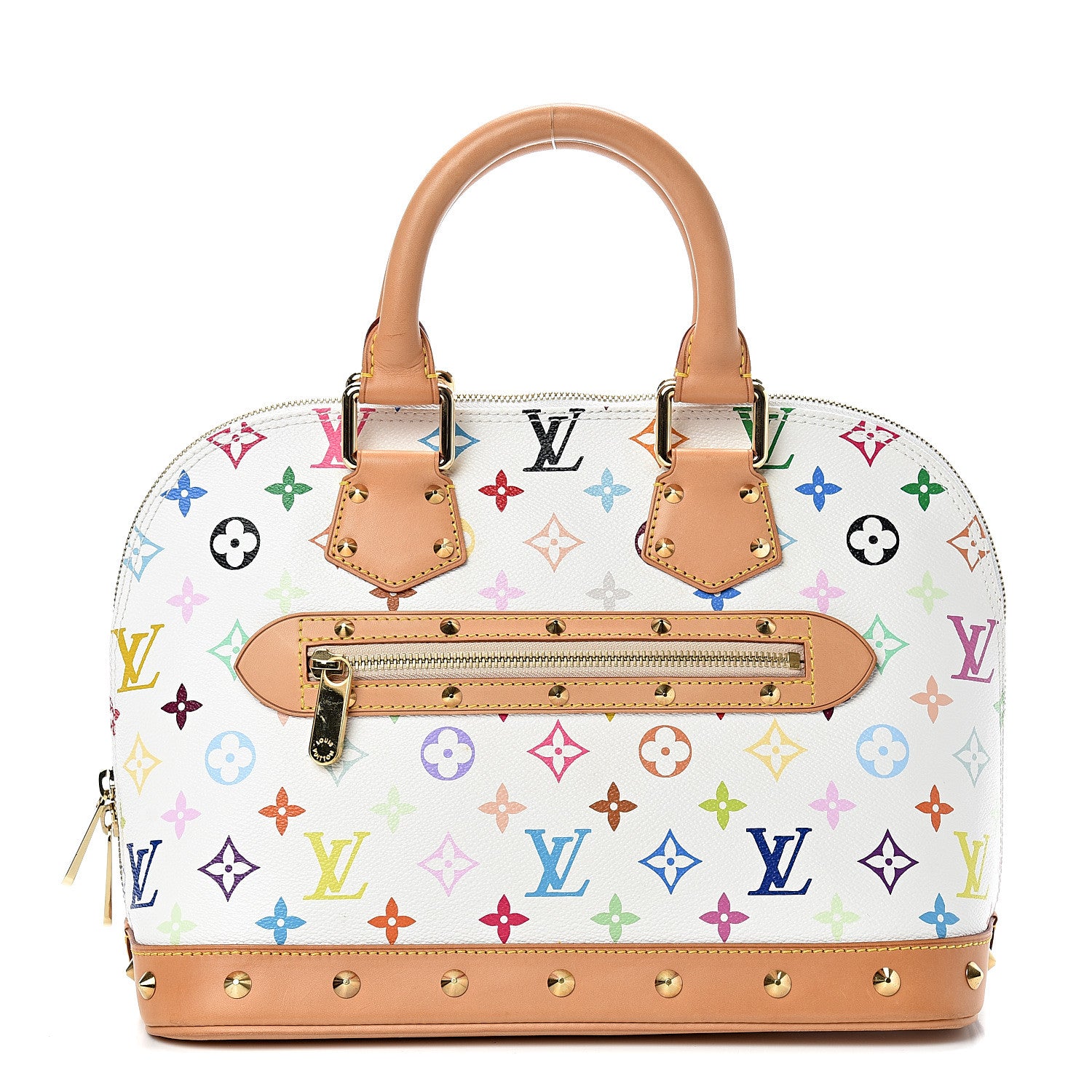 Louis Vuitton Monogram Multicolor Alma White 1 of 13