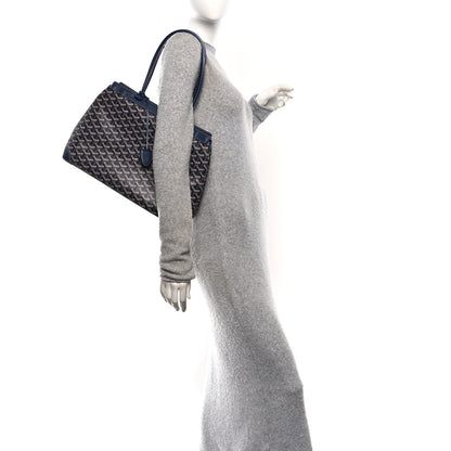 Goyard Goyardine Bellechasse Biaude MM Tote  Navy Blue 2 of 10
