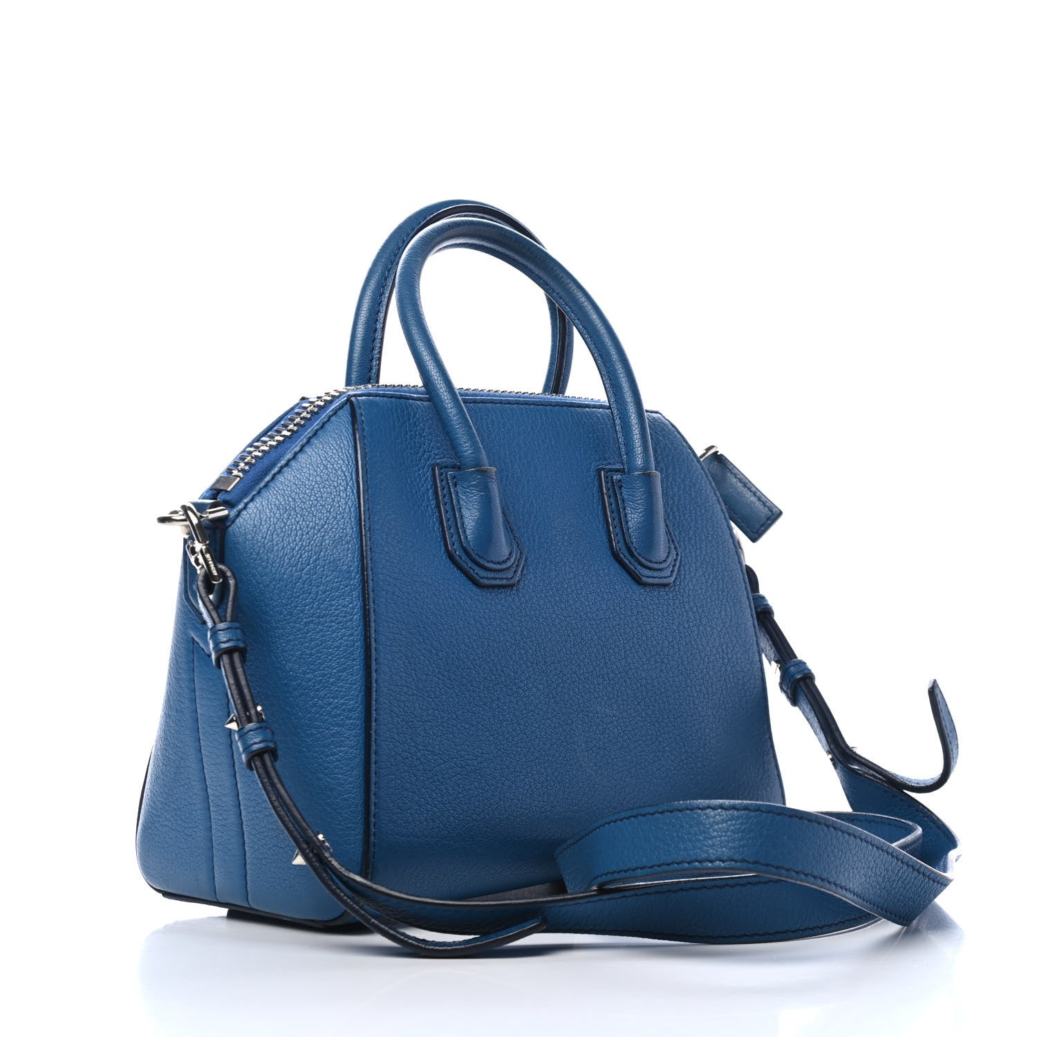 Givenchy Sugar Goatskin Mini Antigona Electric Blue 2 of 5