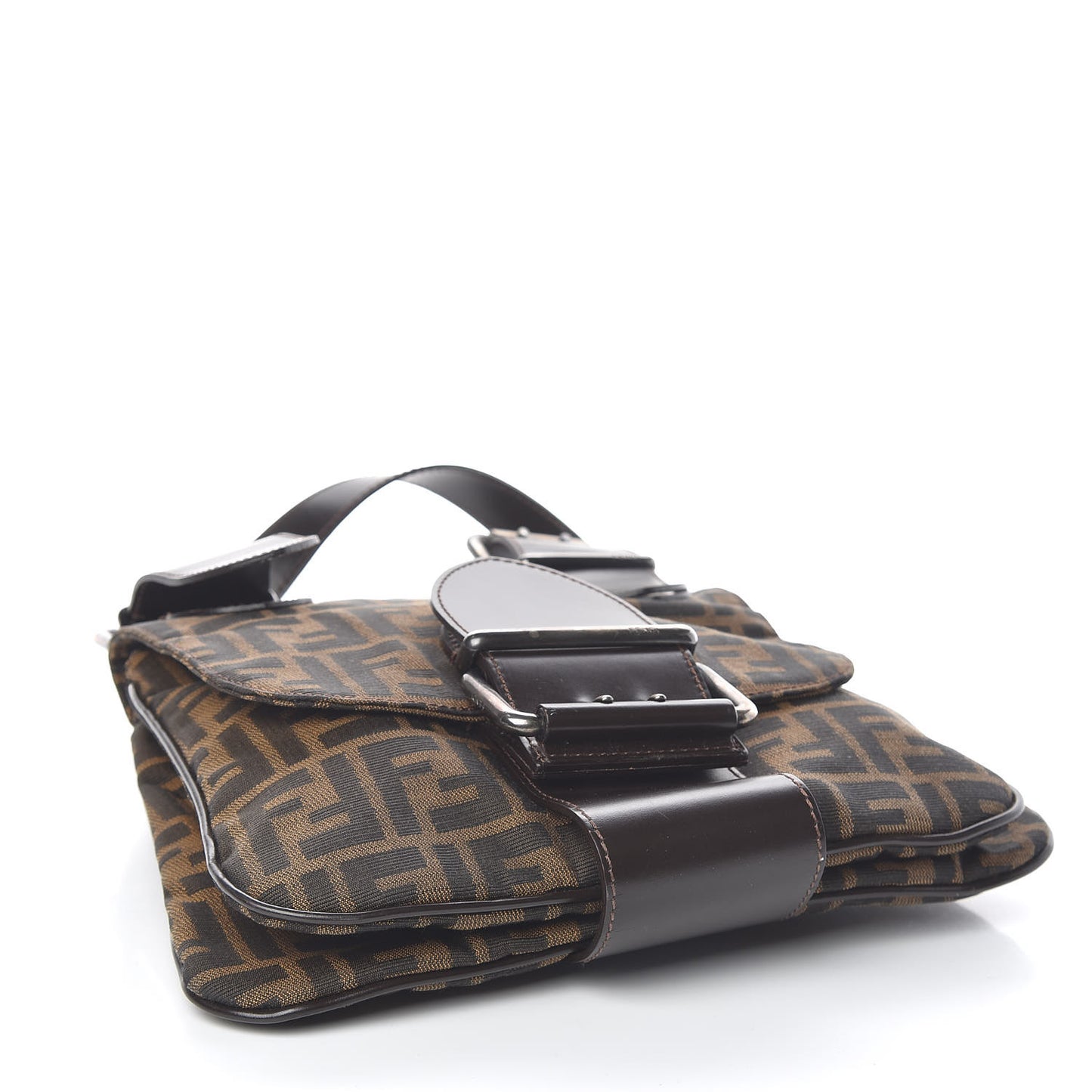Zucca Buckle Shoulder Bag Tobacco