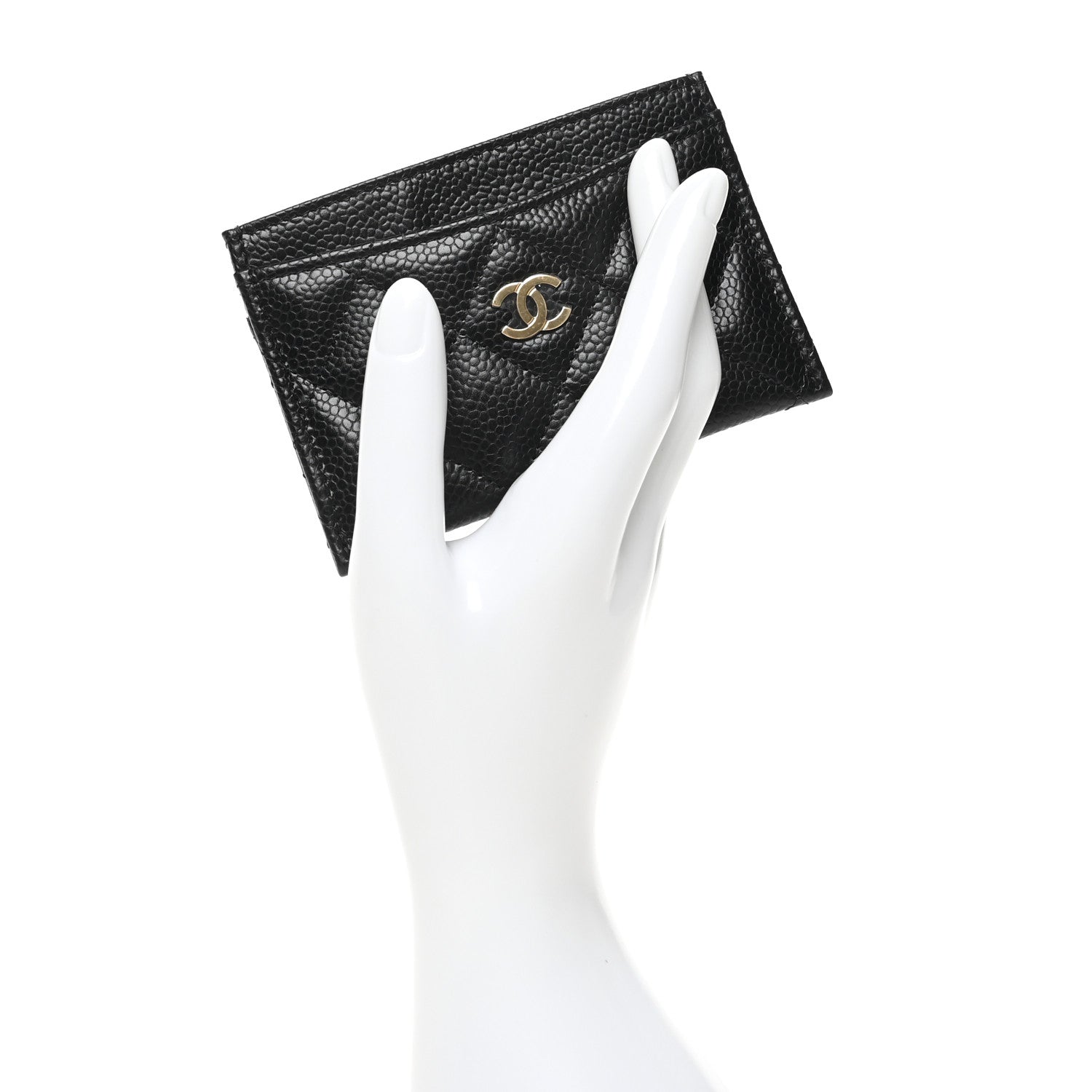 Chanel Caviar Quilted Card Holder Black 2 of 11