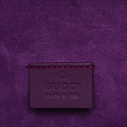 Gucci GG Supreme Monogram Embroidered Small Dionysus Shoulder Bag Purple 6 of 8