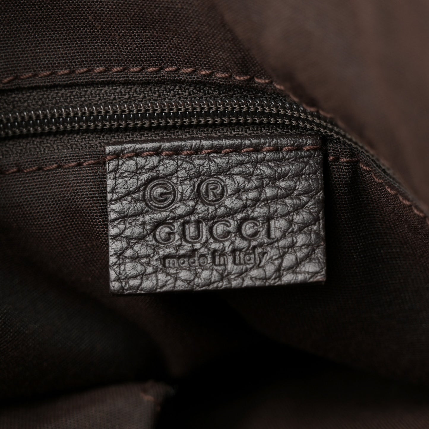 Monogram Abbey Medium Tote Dark Brown