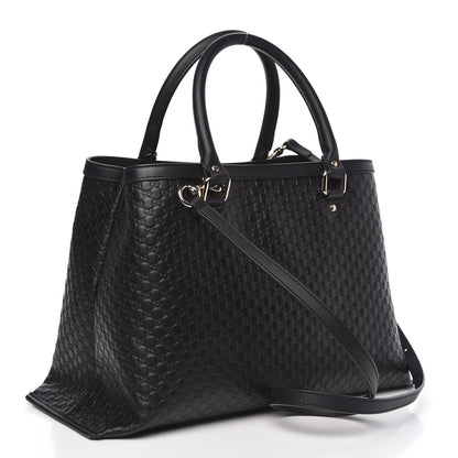 Gucci Soft Microguccissima Medium Tote Black 4 of 13