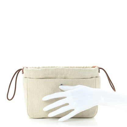 Hermes Canvas Barenia Fourbi 20 PM Pouch Naturel Fauve 2 of 11