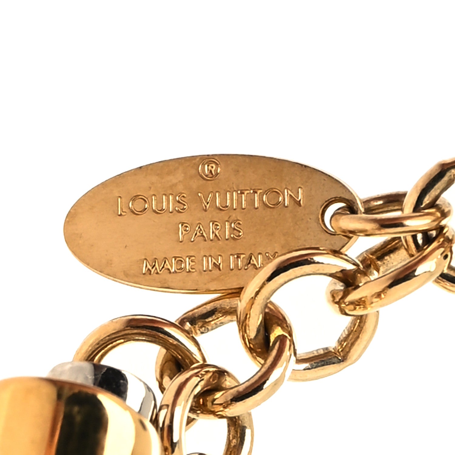 Louis Vuitton Jingle V Chain Bag Charm Gold 3 of 4