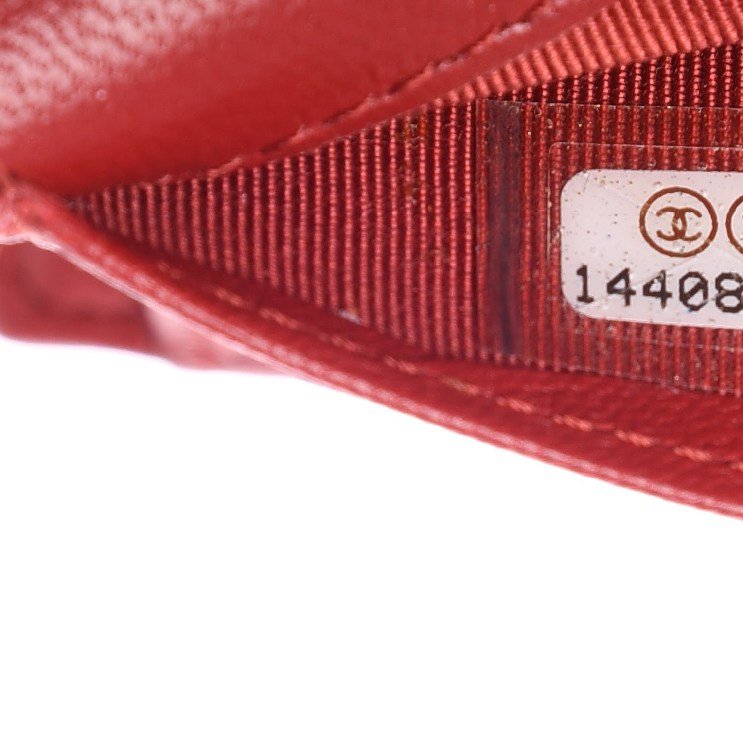 Chanel Lambskin Quilted Large Flap Wallet Red 9 of 10