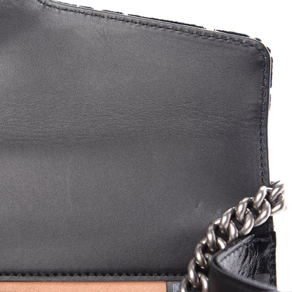 Gucci Velvet Skipper Crystal GG Monogram Small Dionysus Shoulder Bag Blue Beige Black 8 of 12