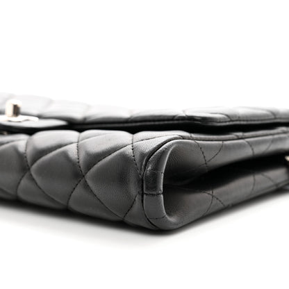 Chanel Lambskin Quilted Clutch With Chain Flap Black 10 of 10