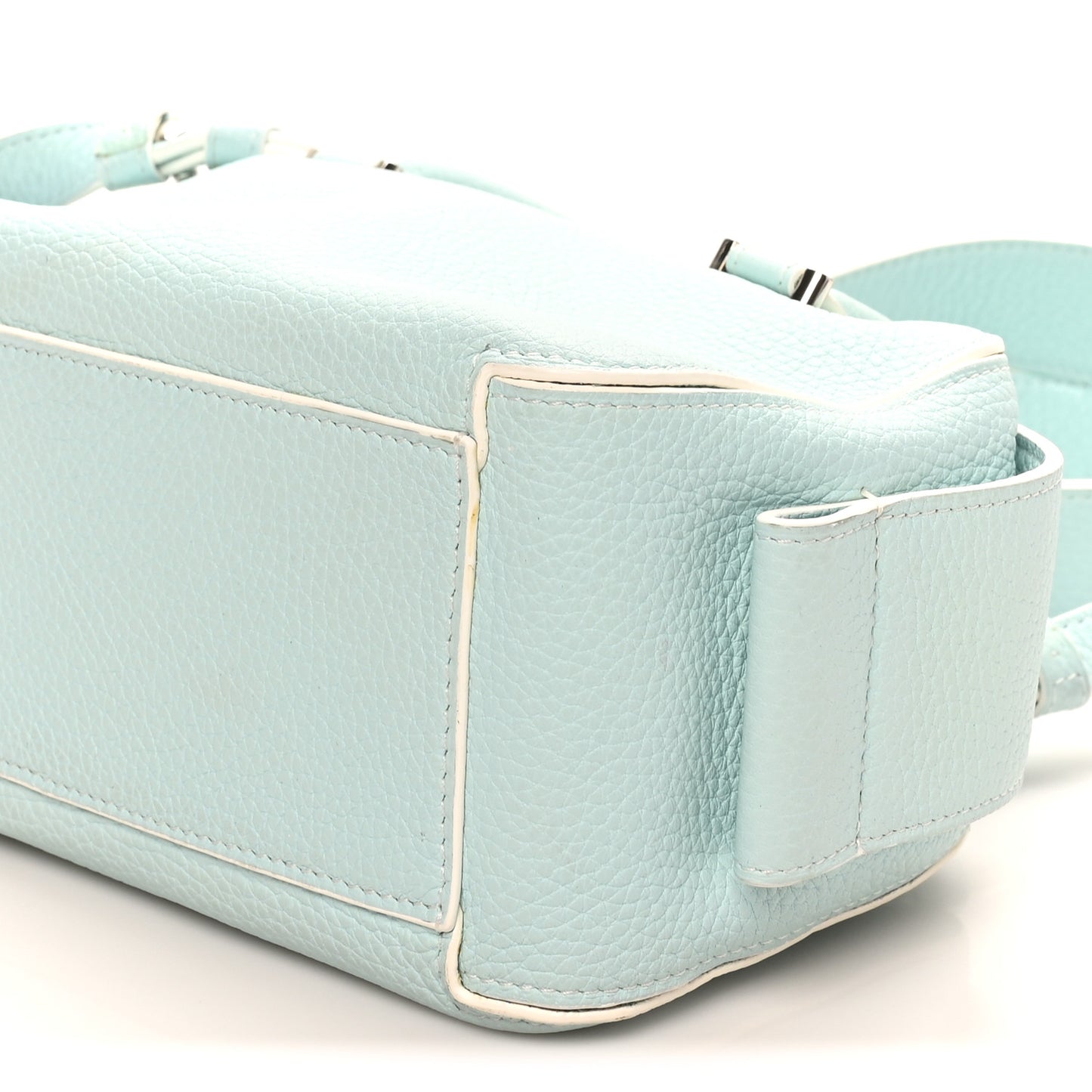 Taurillon Soft Mini Cool Box Satchel Light Blue