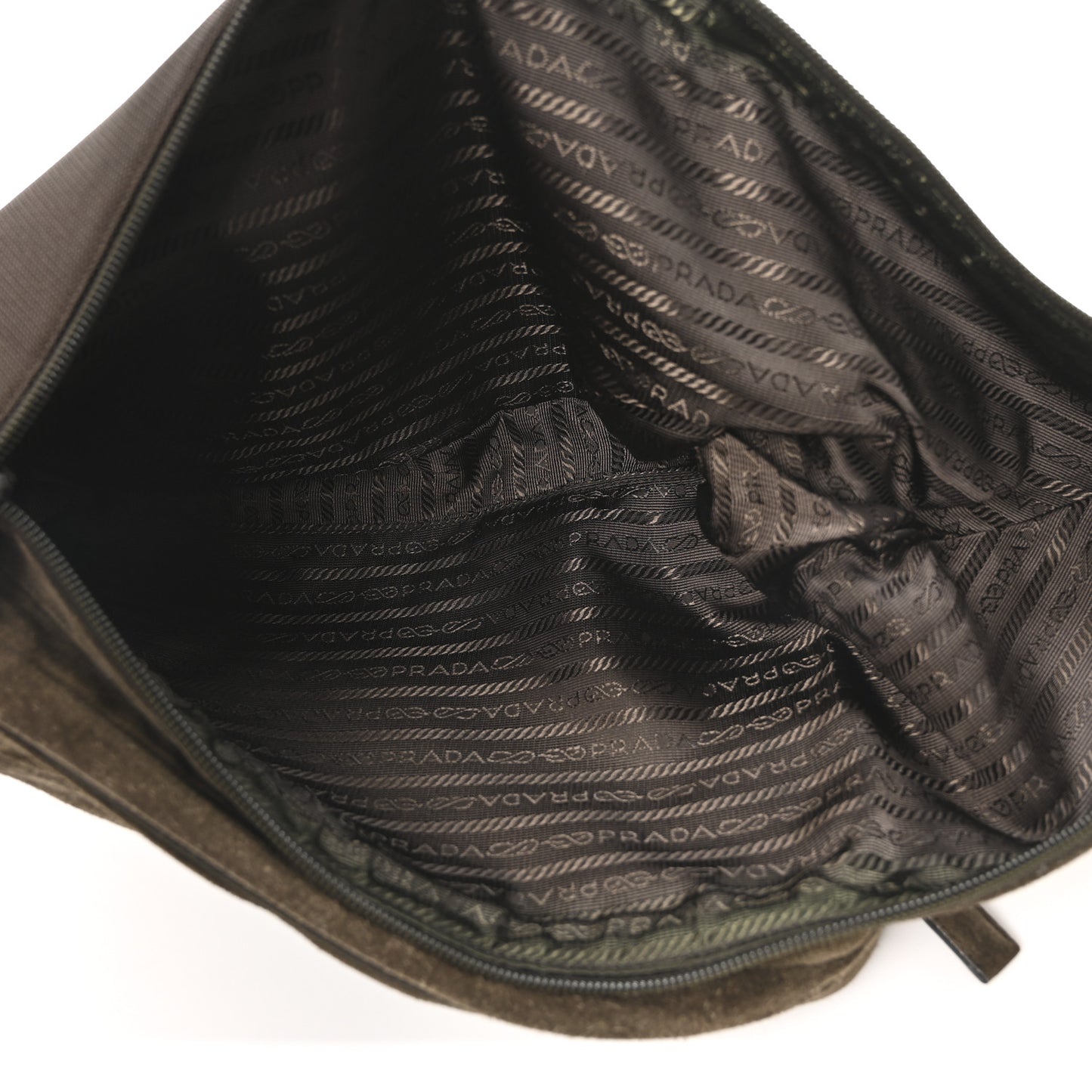 Suede Belt Bag Green
