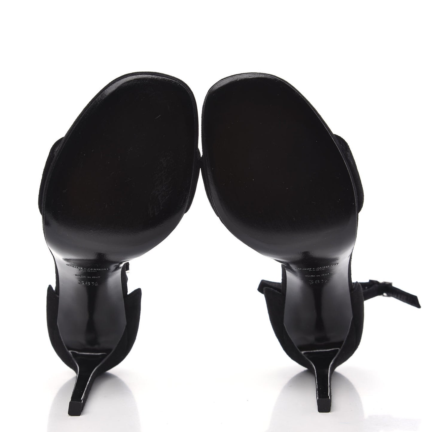 Kid Scamosciato Jane 105 Ankle Strap Sandals 38.5 Nero