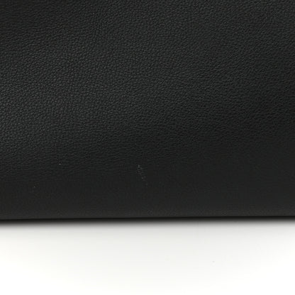 Burberry Grained Calfskin Large Half Cube Bowling Bag Black 12 of 13