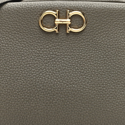 Salvatore Ferragamo Eram Calfskin Gancini Mini Clutch Green 7 of 9
