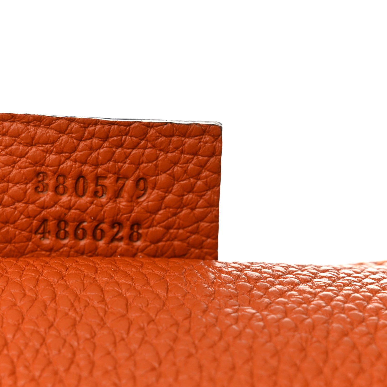 Gucci Soft Grained Calfskin Small Jackie Bucket Bag Orange 8 of 15