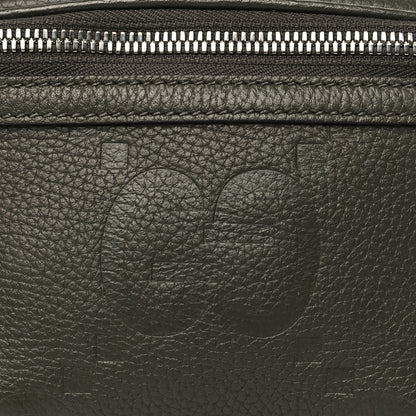Gucci Piuma Calfskin Jumbo GG Embossed Small Belt Bag Dark Green 8 of 10