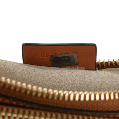 Chloe Calfskin Suede Small Jane Fringe Bag Caramel 6 of 7