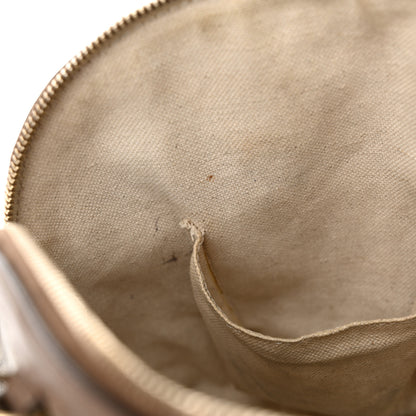 Gucci GG Supreme Monogram Margaux Calfskin Small Nice Top Handle Dome Bag Beige Ebony Acero 15 of 23