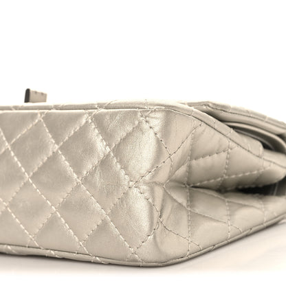 Chanel Metallic Lambskin Quilted 2.55 Reissue 225 Flap Silver 10 of 11