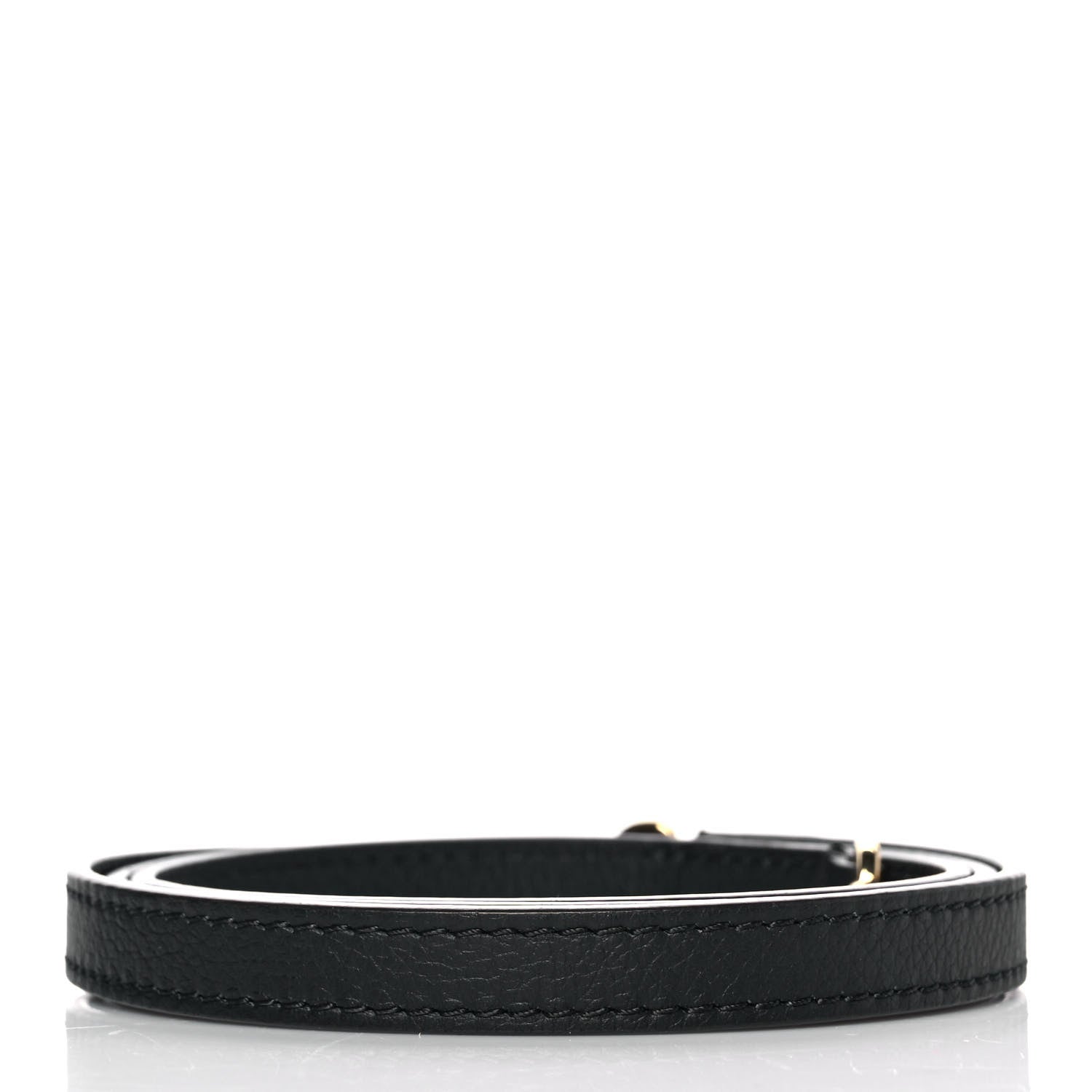 Louis Vuitton Calfskin Shoulder Strap Black 2 of 4