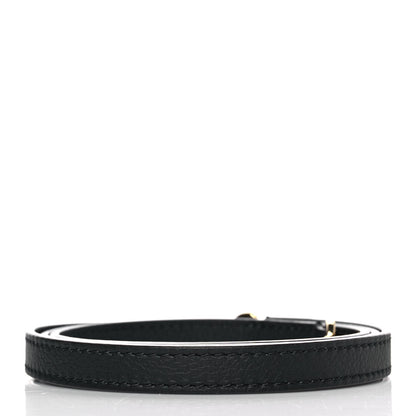 Louis Vuitton Calfskin Shoulder Strap Black 2 of 4