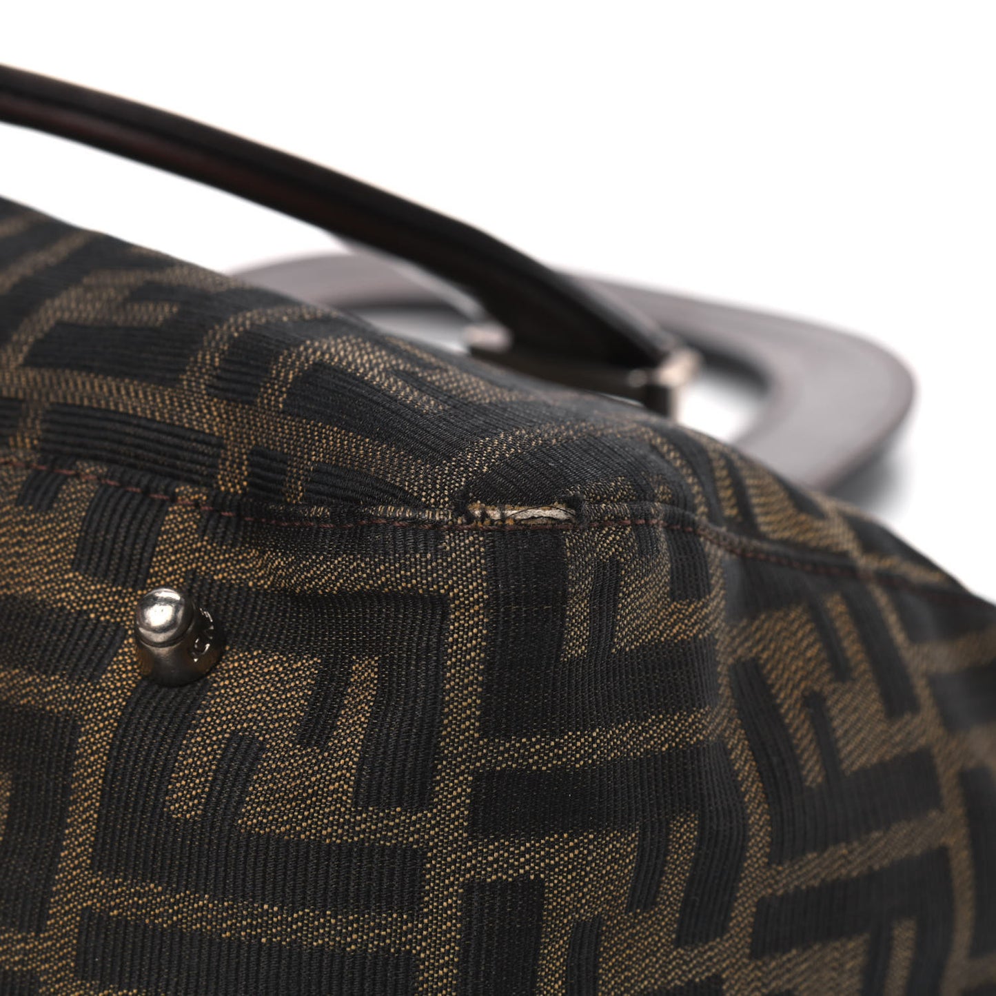 Zucca Top Handle Tote Tobacco