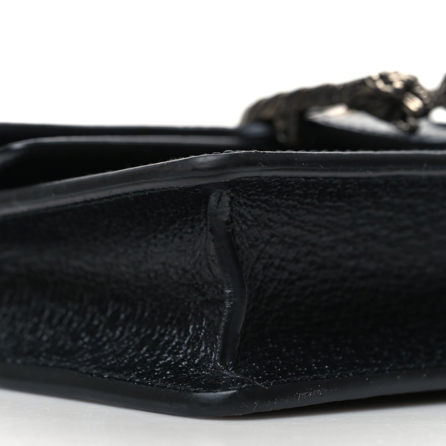 Jacquard Black Denim GG Monogram Super Mini Dionysus Shoulder Bag Black Ivory