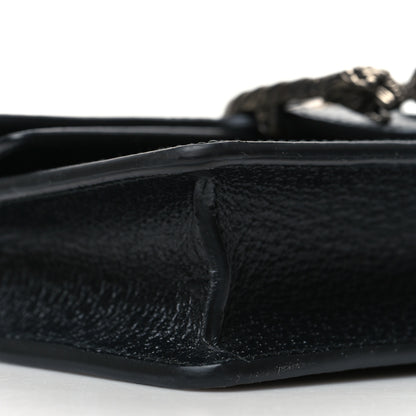 Gucci Jacquard Black Denim GG Monogram Super Mini Dionysus Shoulder Bag Black Ivory 8 of 10