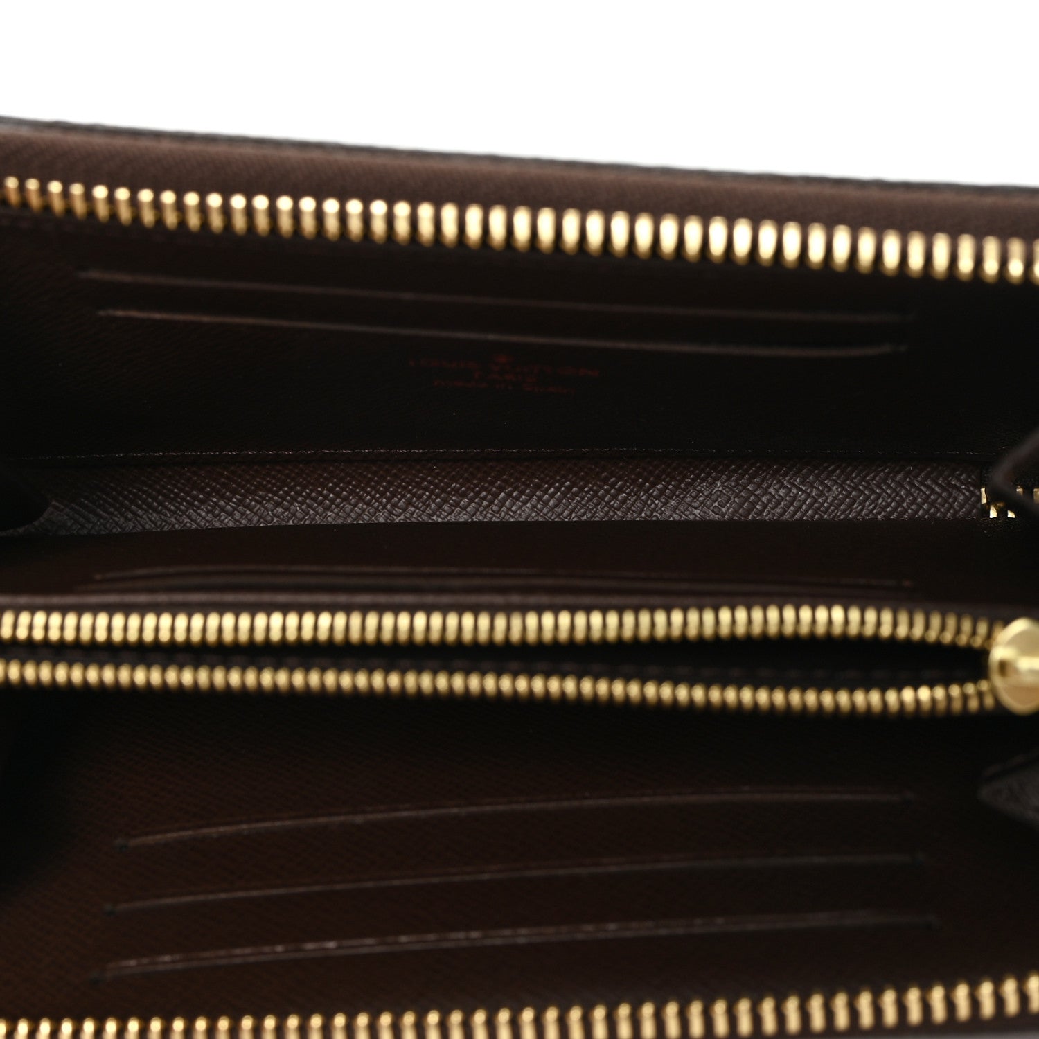 Louis Vuitton Damier Ebene Porte-Monnaie Zippy Wallet 5 of 6