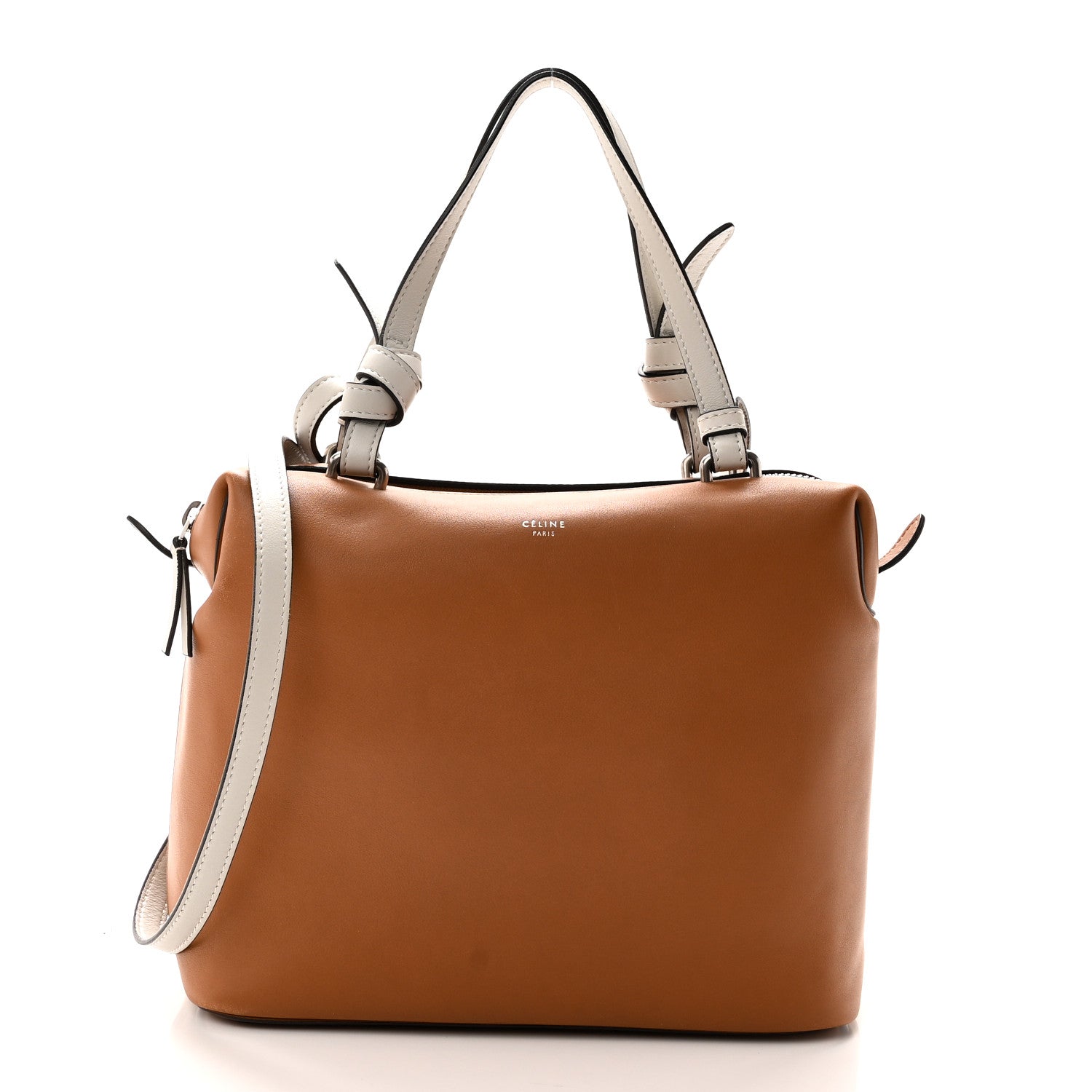 Celine Lambskin Small Soft Cube Satchel  Light Tan 1 of 9