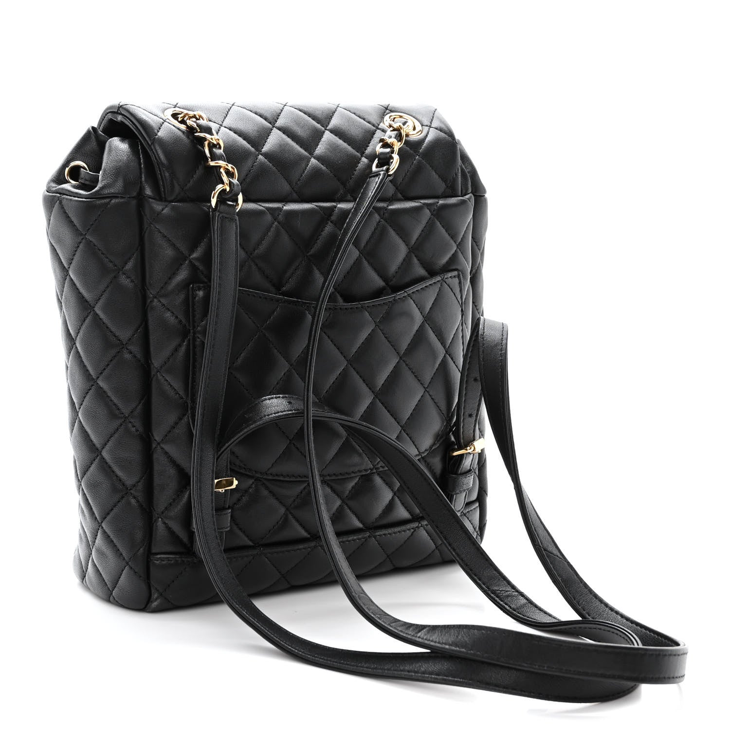 Chanel Lambskin Quilted Small Urban Spirit Backpack Black 3 of 10