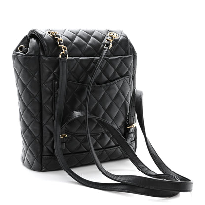 Chanel Lambskin Quilted Small Urban Spirit Backpack Black 3 of 10
