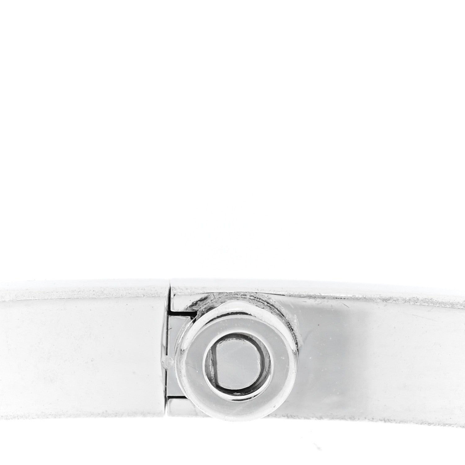 Cartier 18K White Gold 10 Diamond Small LOVE Bracelet 16 6 of 7
