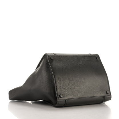 Celine Supple Calfskin Medium Phantom Luggage Black 4 of 9