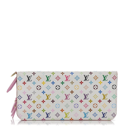 Louis Vuitton Monogram Multicolor Insolite Wallet White Litchi 1 of 6
