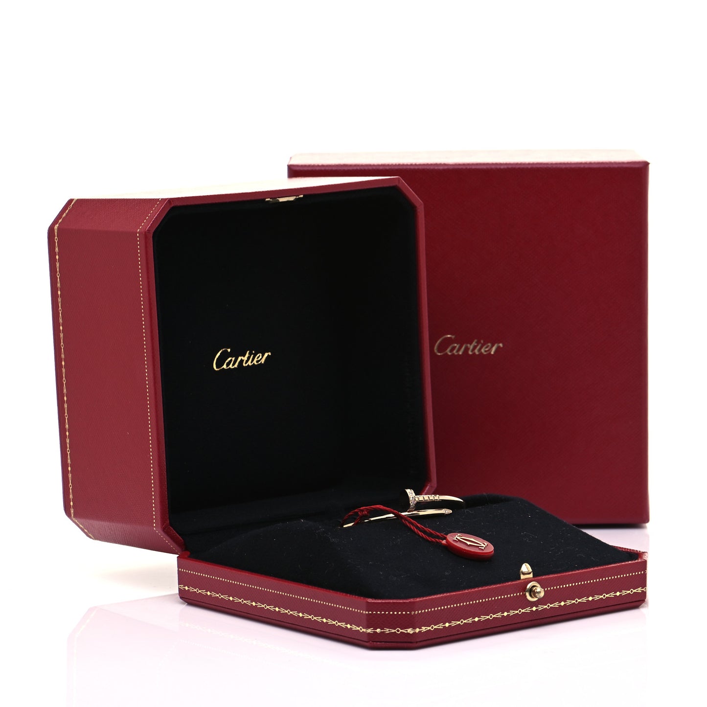 18K Pink Gold Diamond Small Juste Un Clou Bracelet 14