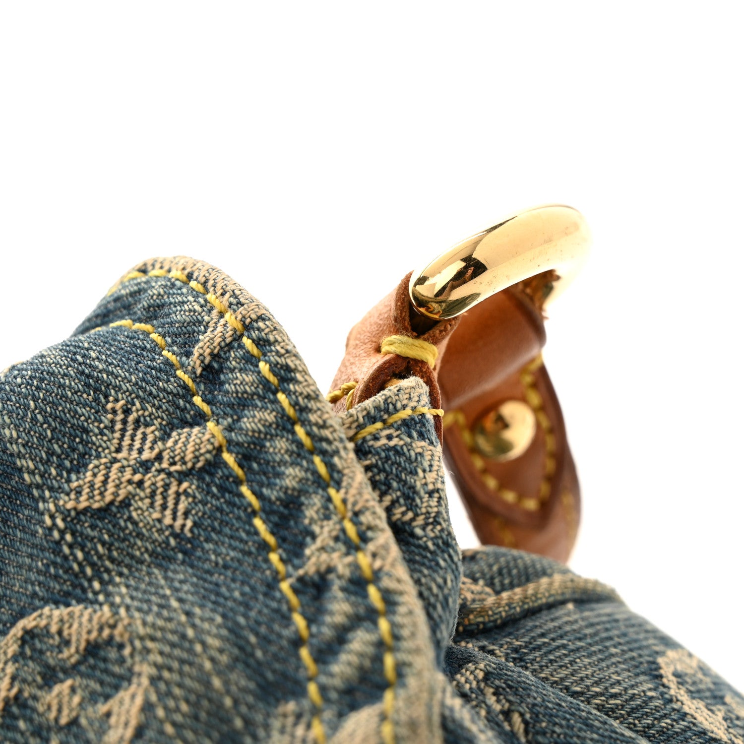 Louis Vuitton Monogram Denim Mini Pleaty Blue 13 of 13
