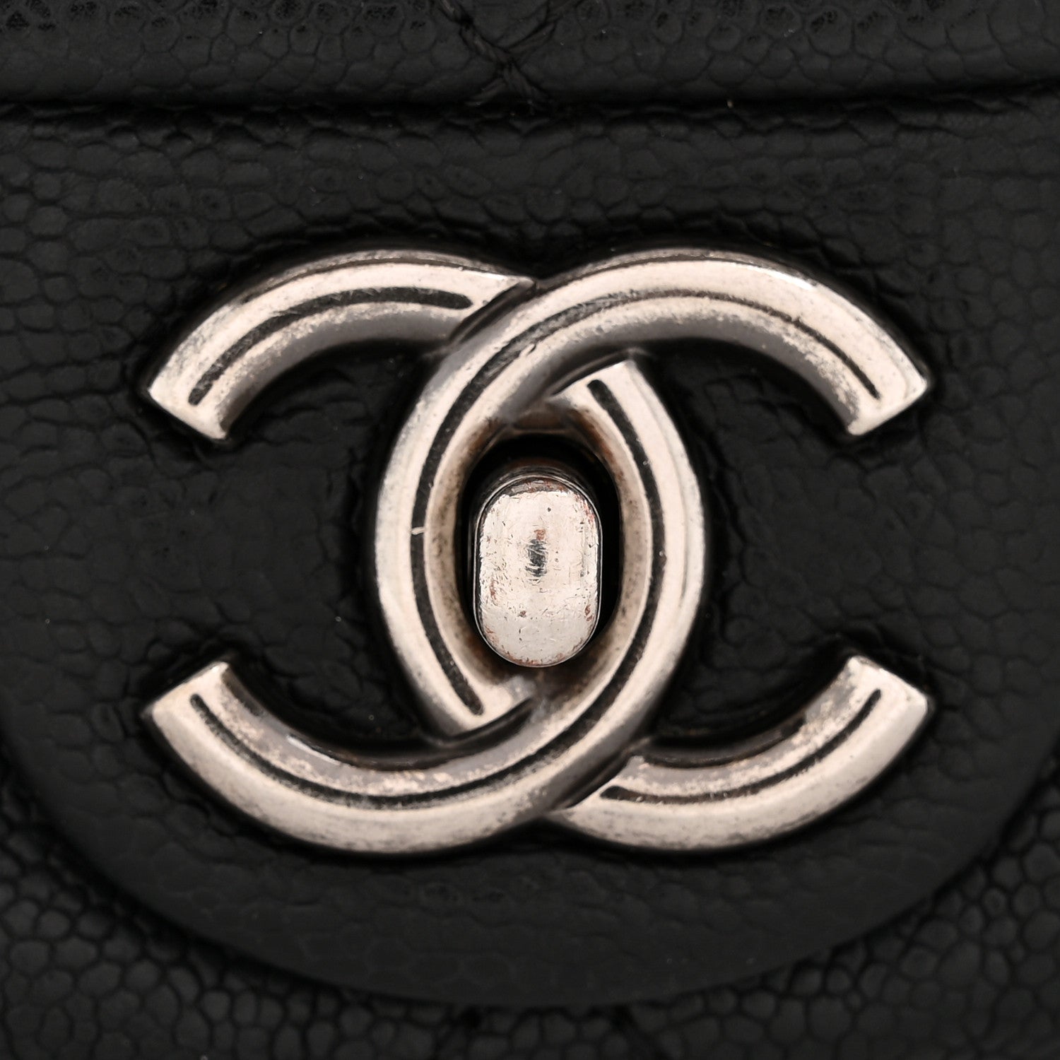 Chanel Caviar Quilted Medium Simply CC Flap Black 12 of 15